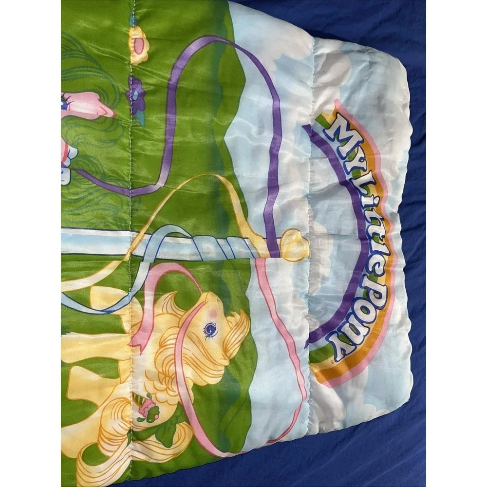 Vintage My Little Pony Maypole Sundae Best 1988 Hasbro Sleeping Bag G1 Ponies